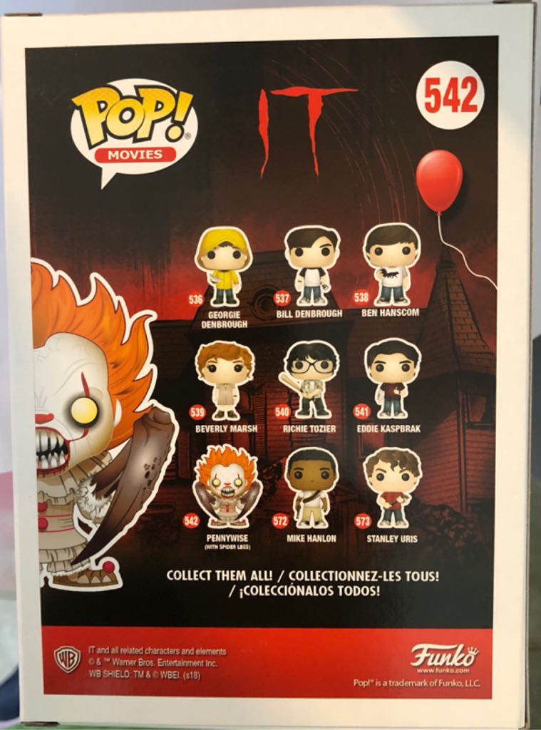 Pennywise With Spider Legs - It vinyl figure collectible [Barcode 889698295260] - Main Image 2