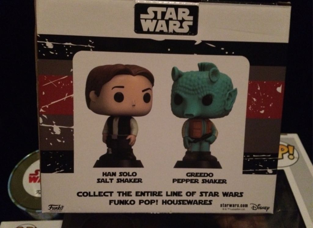 Han Solo & Greedi Salt & Pepper shakers - Star Wars vinyl figure collectible - Main Image 2