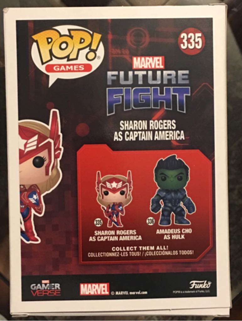 Sharon Rogers (As Captain America) - Gamerverse vinyl figure collectible [Barcode 889698268530] - Main Image 2