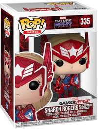 Sharon Rogers (As Captain America) - Gamerverse vinyl figure collectible [Barcode 889698268530] - Main Image 3