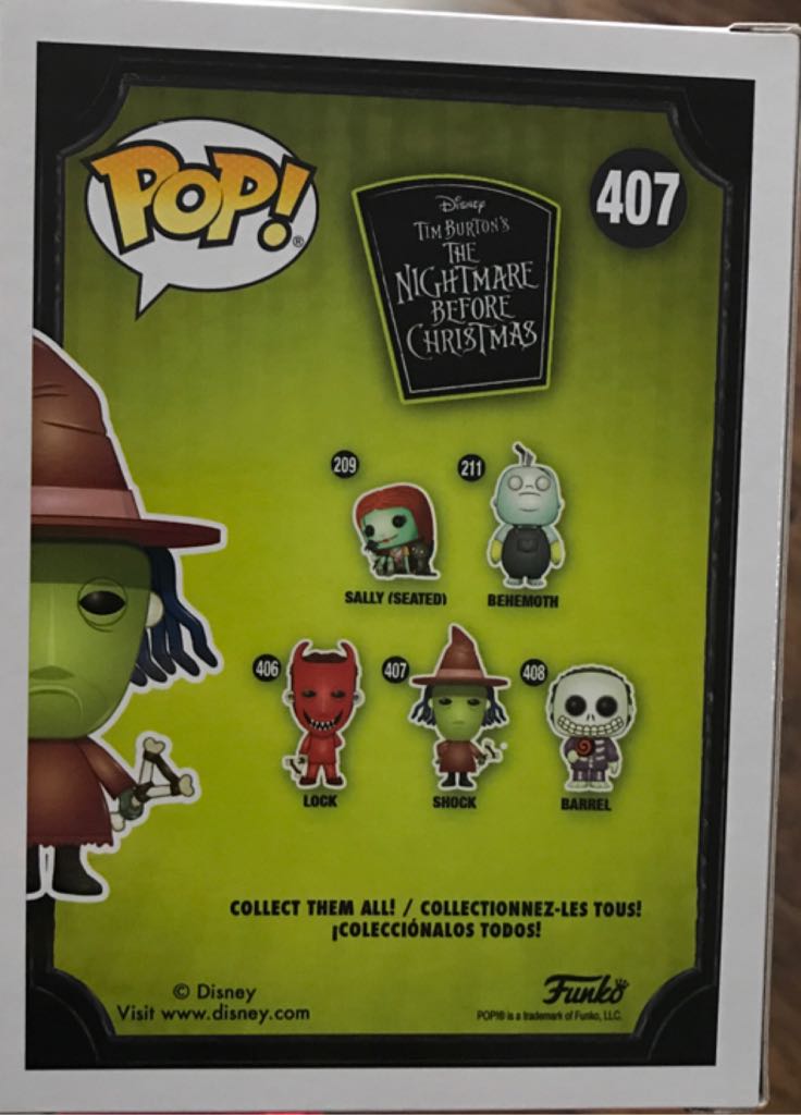 Shock - The Nightmare Before Christmas vinyl figure collectible [Barcode 889698293846] - Main Image 2