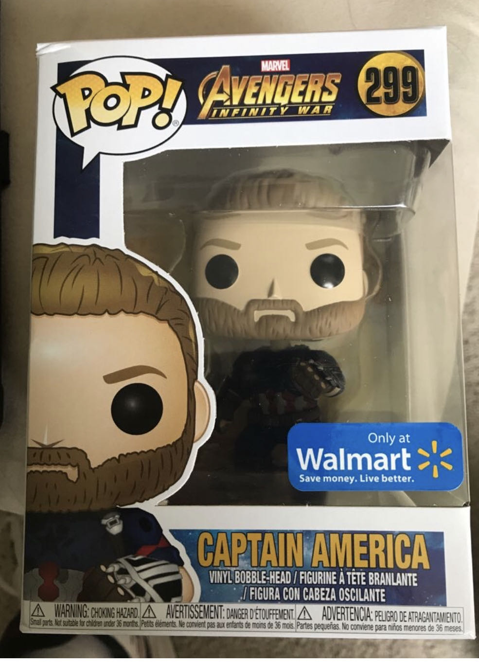 Captain America (Infinity War) (Action Pose) - Marvel Universe vinyl figure collectible [Barcode 889698269063] - Main Image 3