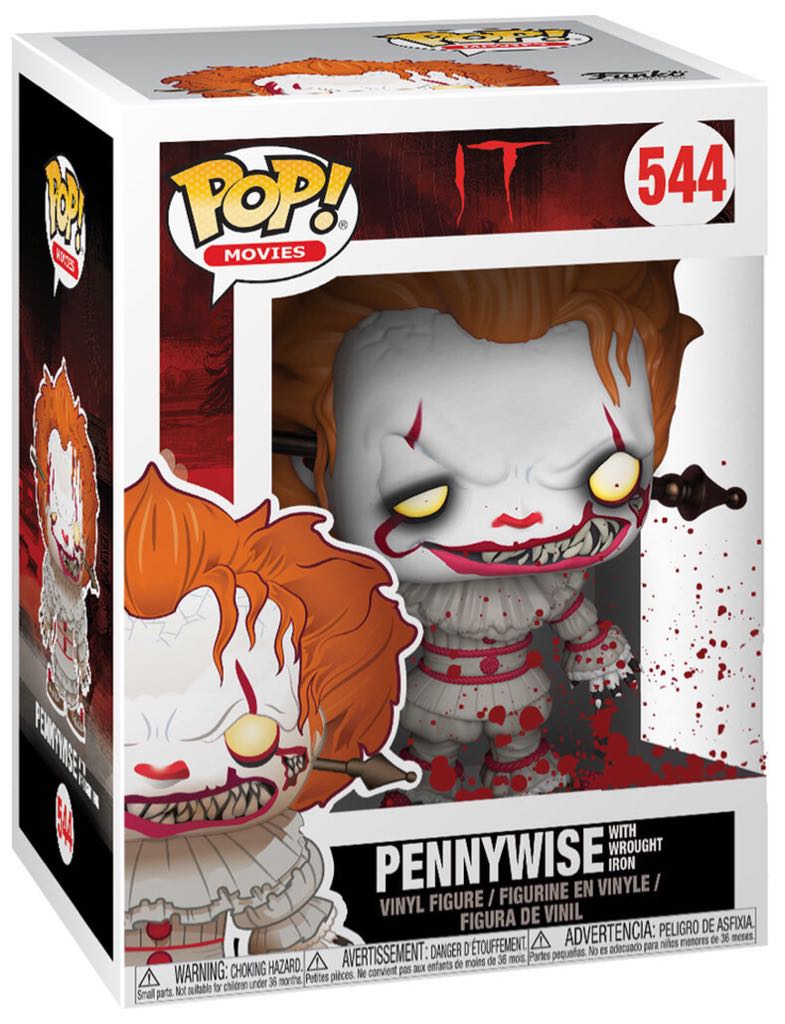 It: Pennywise (With Iron Rod) - It vinyl figure collectible - Main Image 2
