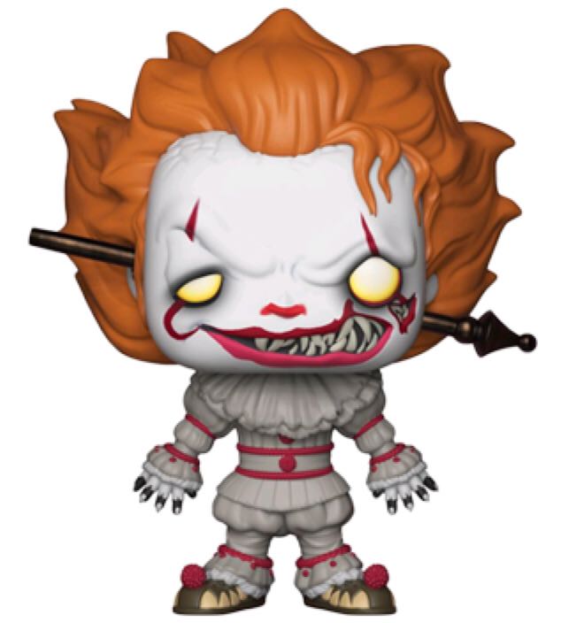 It:  544 Pennywise (with wrought iron) - It vinyl figure collectible [Barcode 889698295284] - Main Image 2