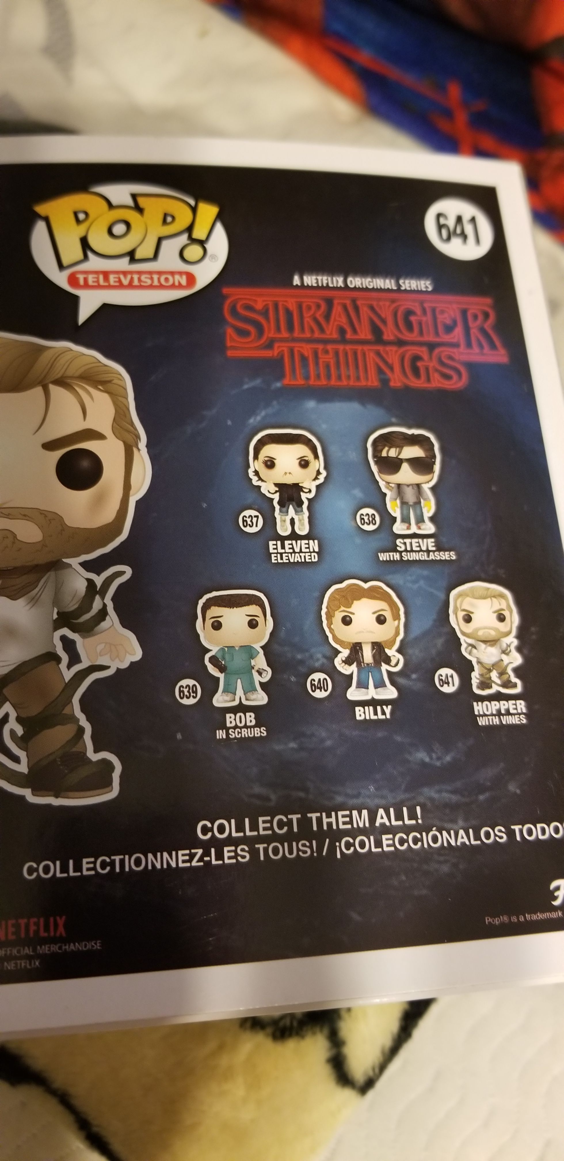 Hopper with Vines - Stranger Things vinyl figure collectible [Barcode 889698310222] - Main Image 2
