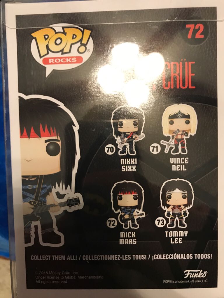 Mötley Crüe - Mick Mars - Musicians vinyl figure collectible - Main Image 2