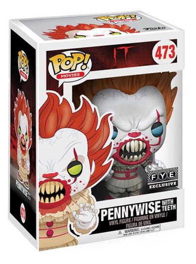Pennywise With Teeth (Blue Eyes) - It vinyl figure collectible - Main Image 2