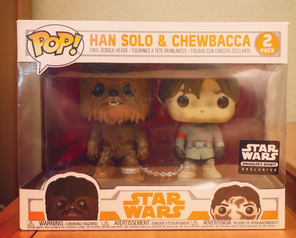 Han Solo & Chewbacca - Star Wars vinyl figure collectible [Barcode 889698269971] - Main Image 2