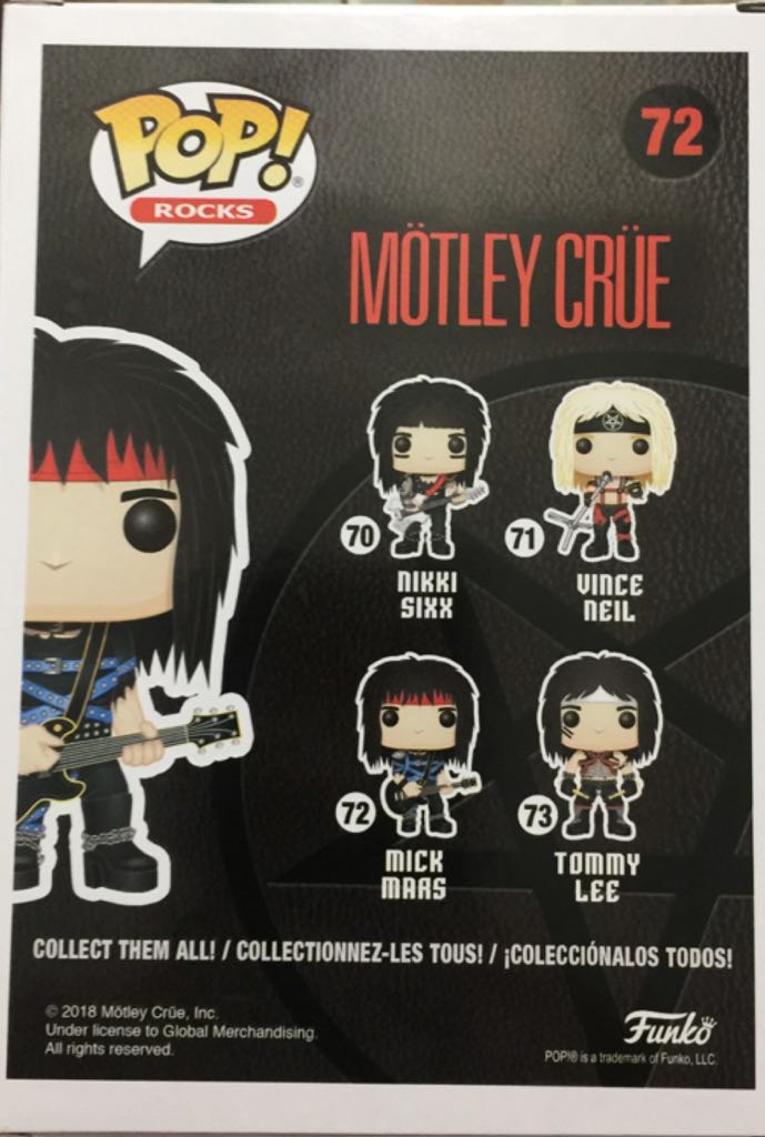 Mick Mars - Musicians vinyl figure collectible [Barcode 889698302111] - Main Image 2