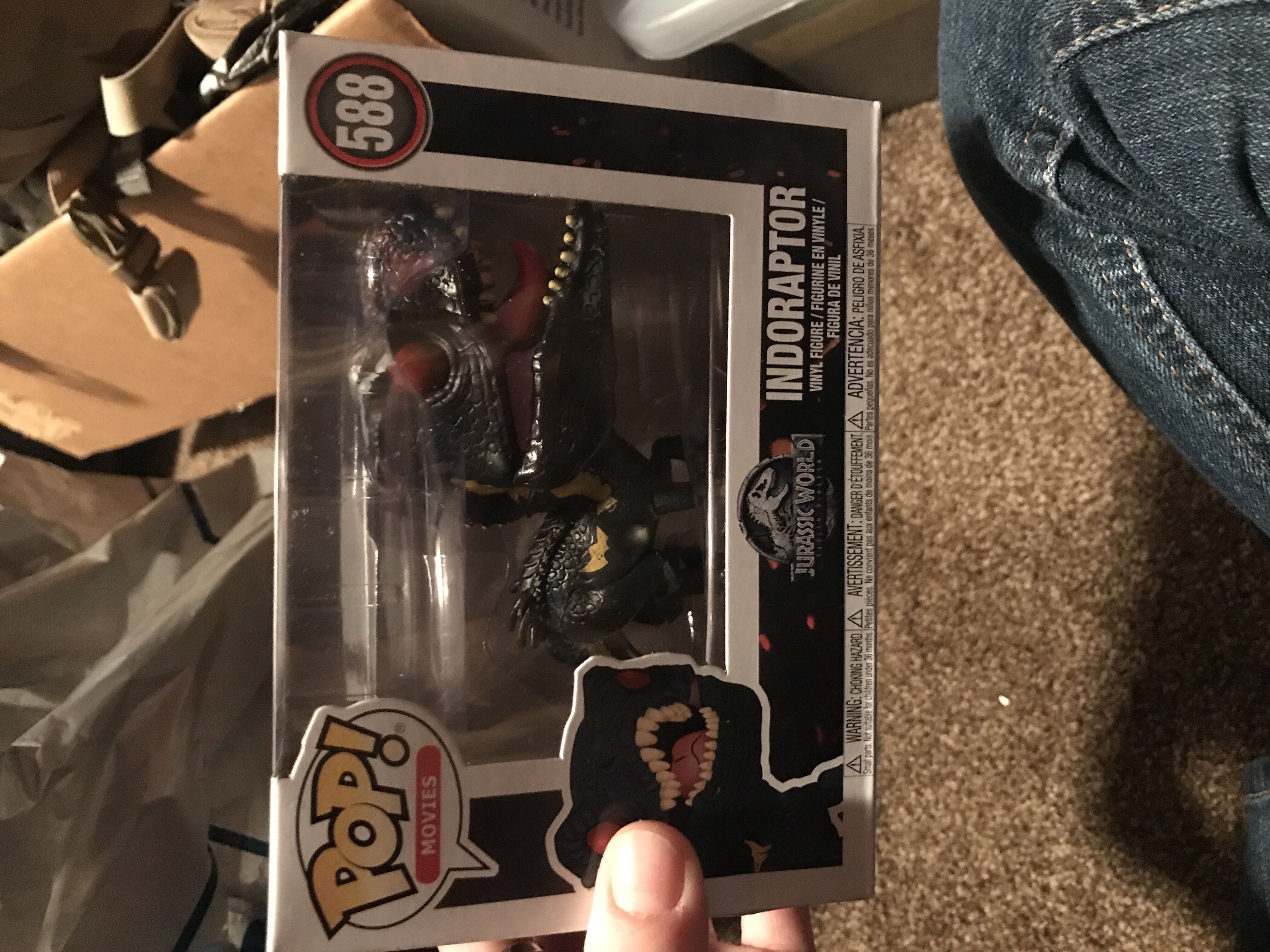 Indoraptor - Jurassic World vinyl figure collectible [Barcode 889698309844] - Main Image 3