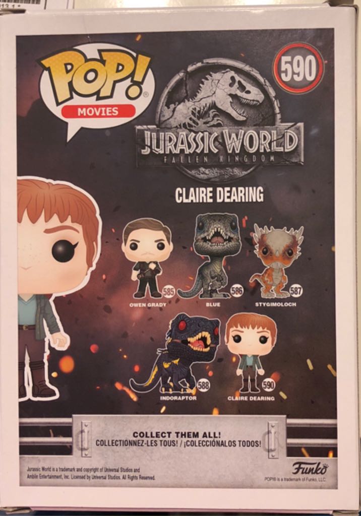 Claire Dearing - Jurassic World vinyl figure collectible [Barcode 889698314435] - Main Image 2