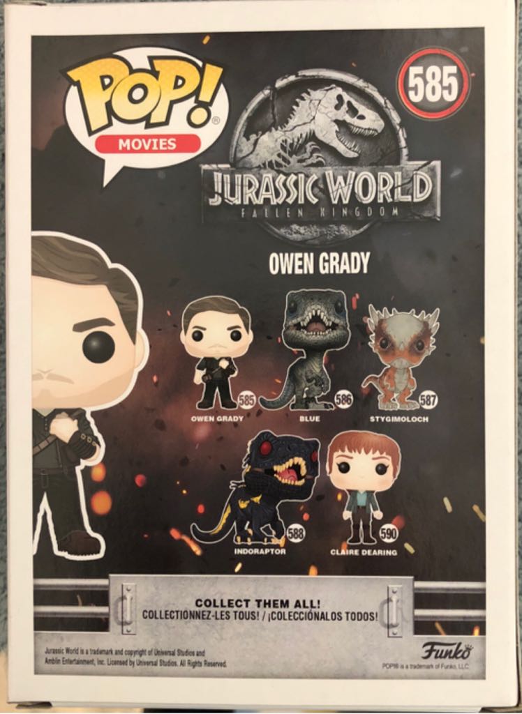 Jurassic World: Owen Grady - Jurassic World vinyl figure collectible [Barcode 889698309790] - Main Image 2