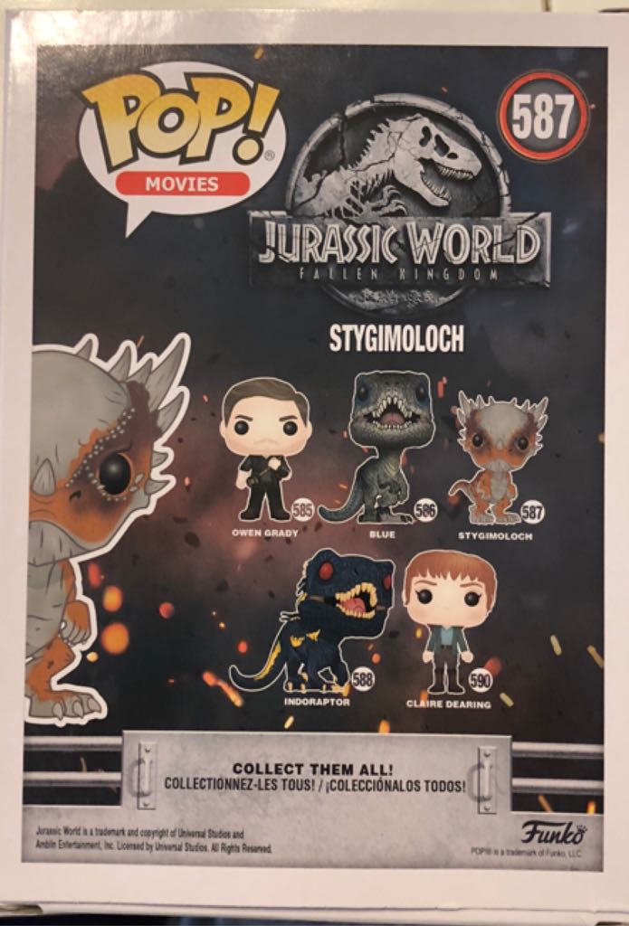 Stygimoloch - Jurassic World vinyl figure collectible [Barcode 889698309820] - Main Image 2