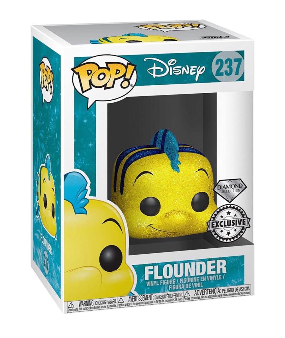 Flounder - The Little Mermaid vinyl figure collectible [Barcode 889698290647] - Main Image 3