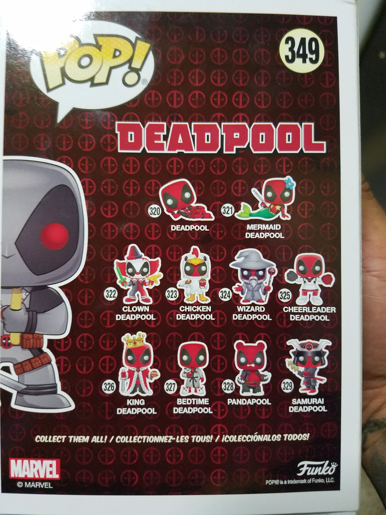 Deadpool (With Chimichanga) $24-$25 - Deadpool vinyl figure collectible - Main Image 2