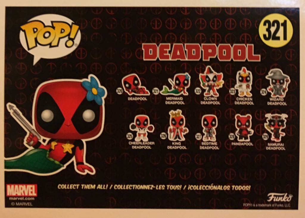 mermaid deadpool - Deadpool vinyl figure collectible [Barcode 889698311144] - Main Image 2