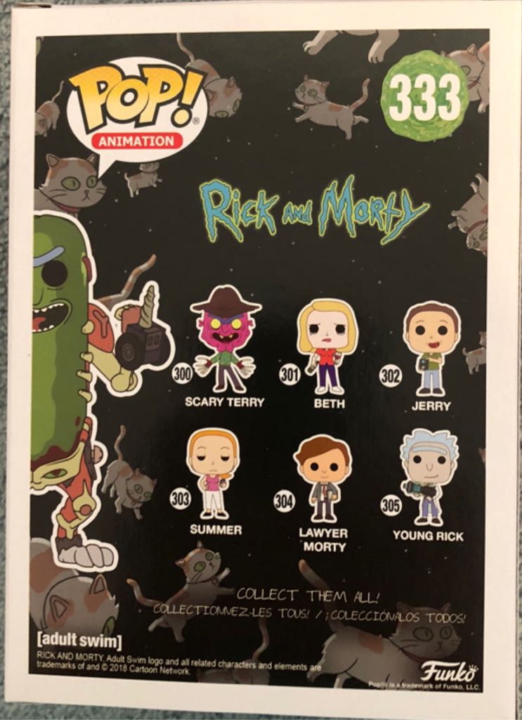 Pickle Rick (translucent) - Rick & Morty vinyl figure collectible [Barcode 889698297554] - Main Image 2