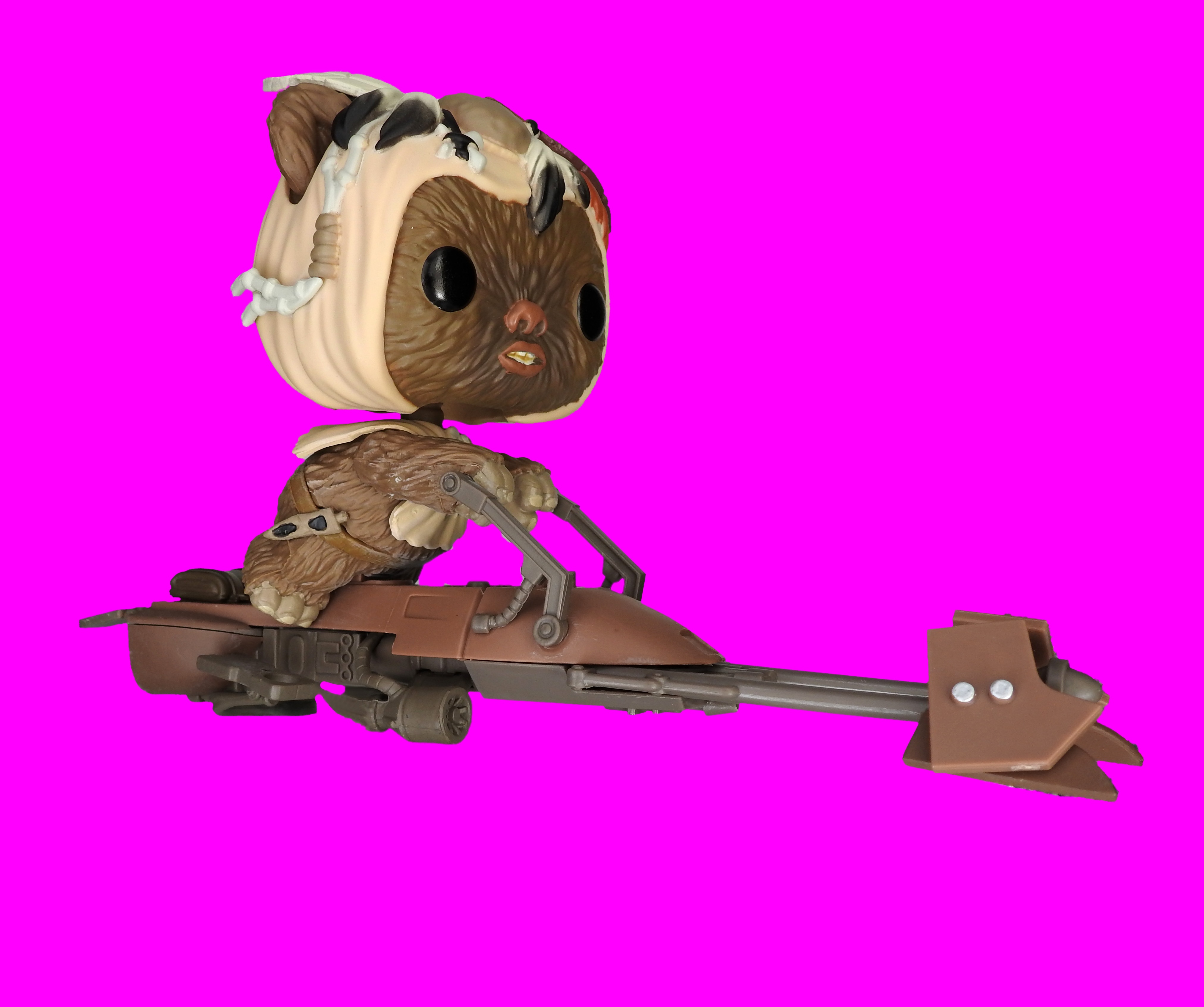 Ewok with Speeder Bike - Star Wars vinyl figure collectible - Main Image 2