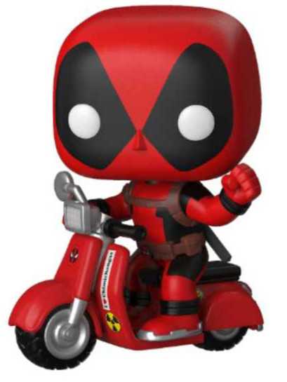 Deadpool on scooter - 48 - Marvel Universe vinyl figure collectible [Barcode 889698309691] - Main Image 3