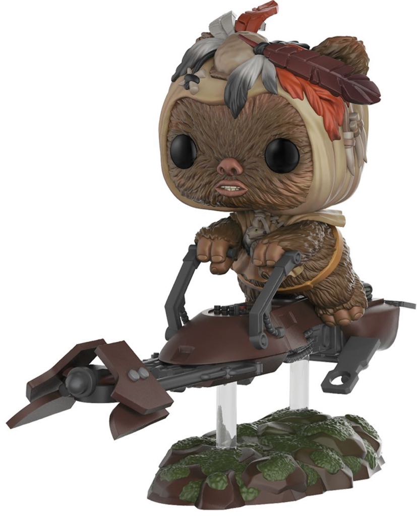 Ewok With Speeder Bike #258 - Star Wars vinyl figure collectible - Main Image 2