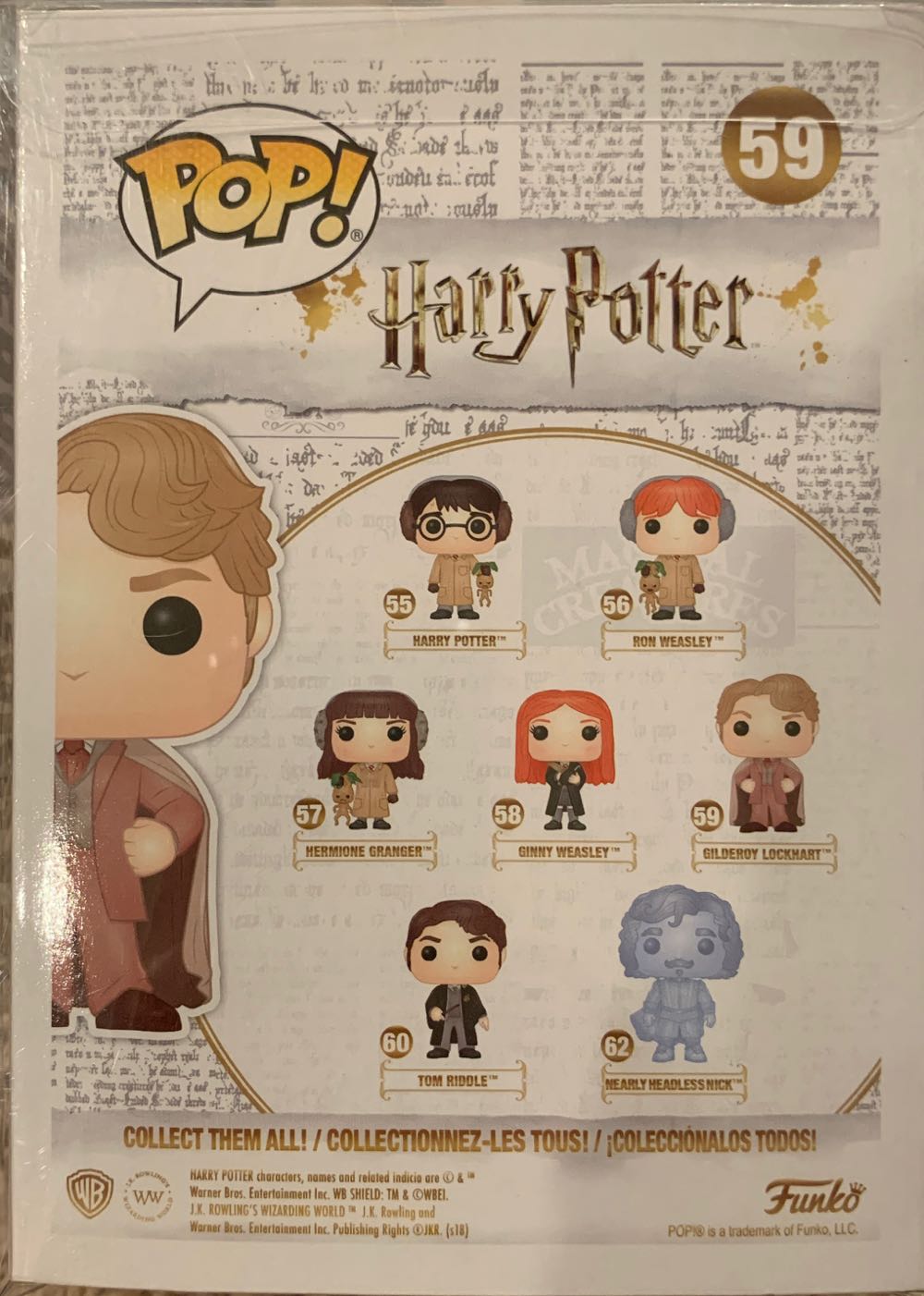 Gilderoy Lockhart - Harry Potter vinyl figure collectible [Barcode 889698300315] - Main Image 3
