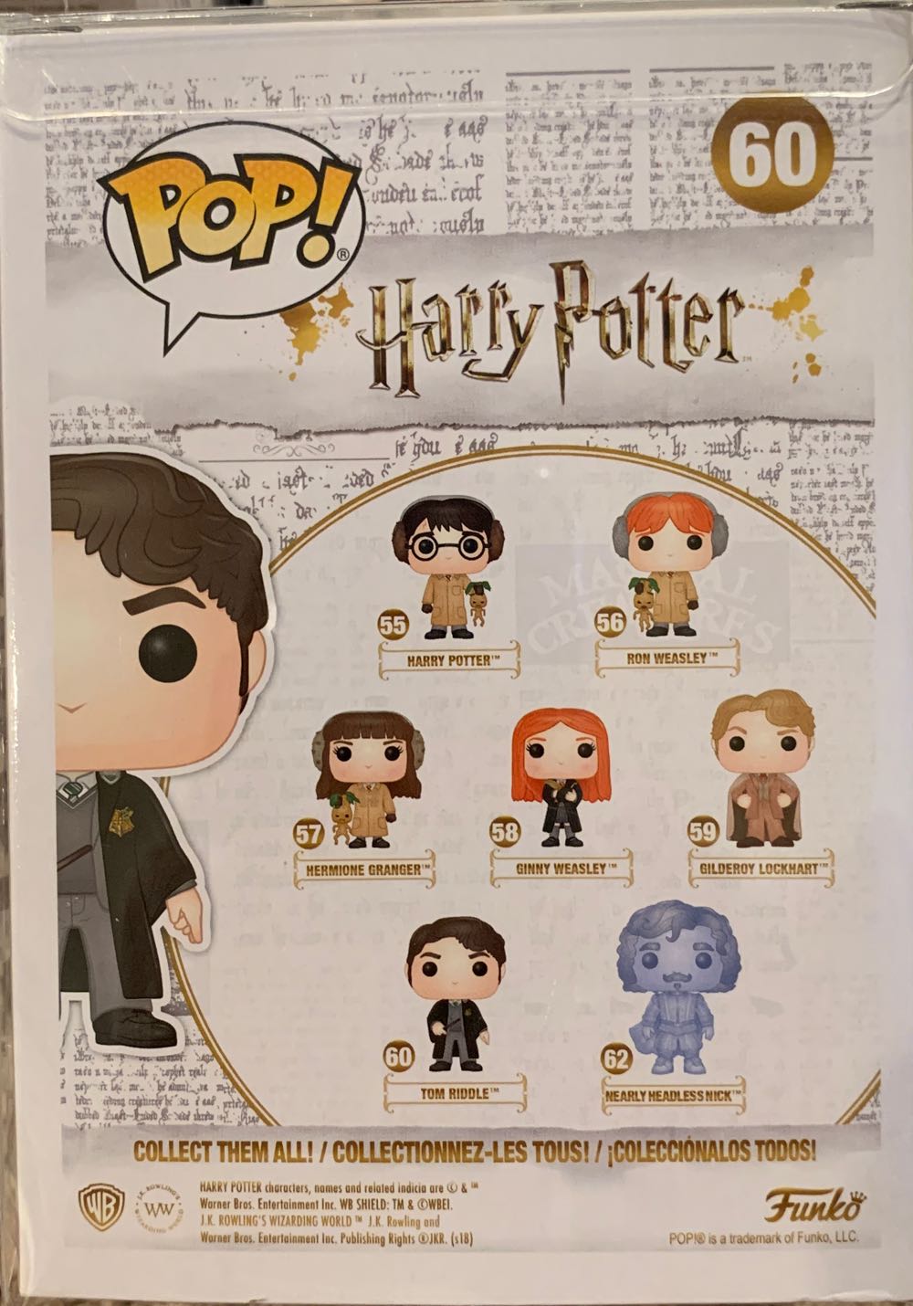 Tom Riddle - Harry Potter vinyl figure collectible [Barcode 889698300322] - Main Image 3