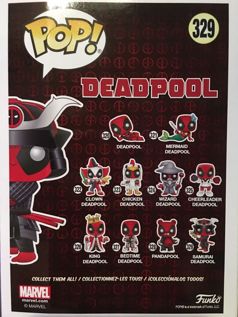 Deadpool (Samurai) $35 - Deadpool vinyl figure collectible [Barcode 889698311199] - Main Image 2