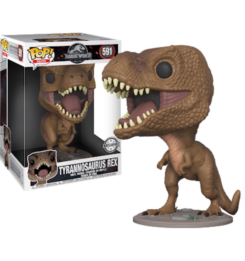 Jurassic Park 1: T-Rex 10” Pop  vinyl figure collectible - Main Image 2
