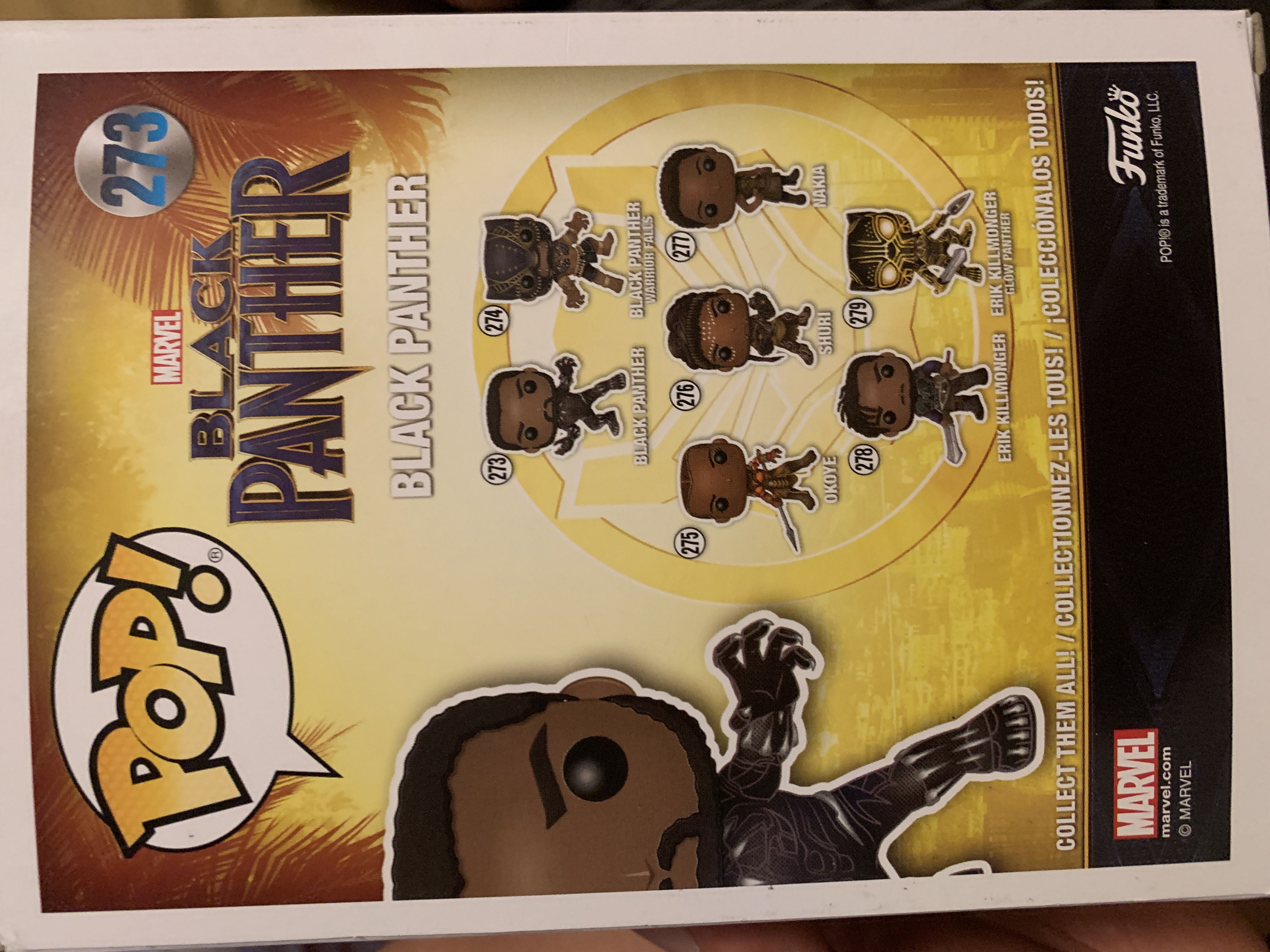 Black Panther (Chase) - Marvel Universe vinyl figure collectible [Barcode 889698231299] - Main Image 2