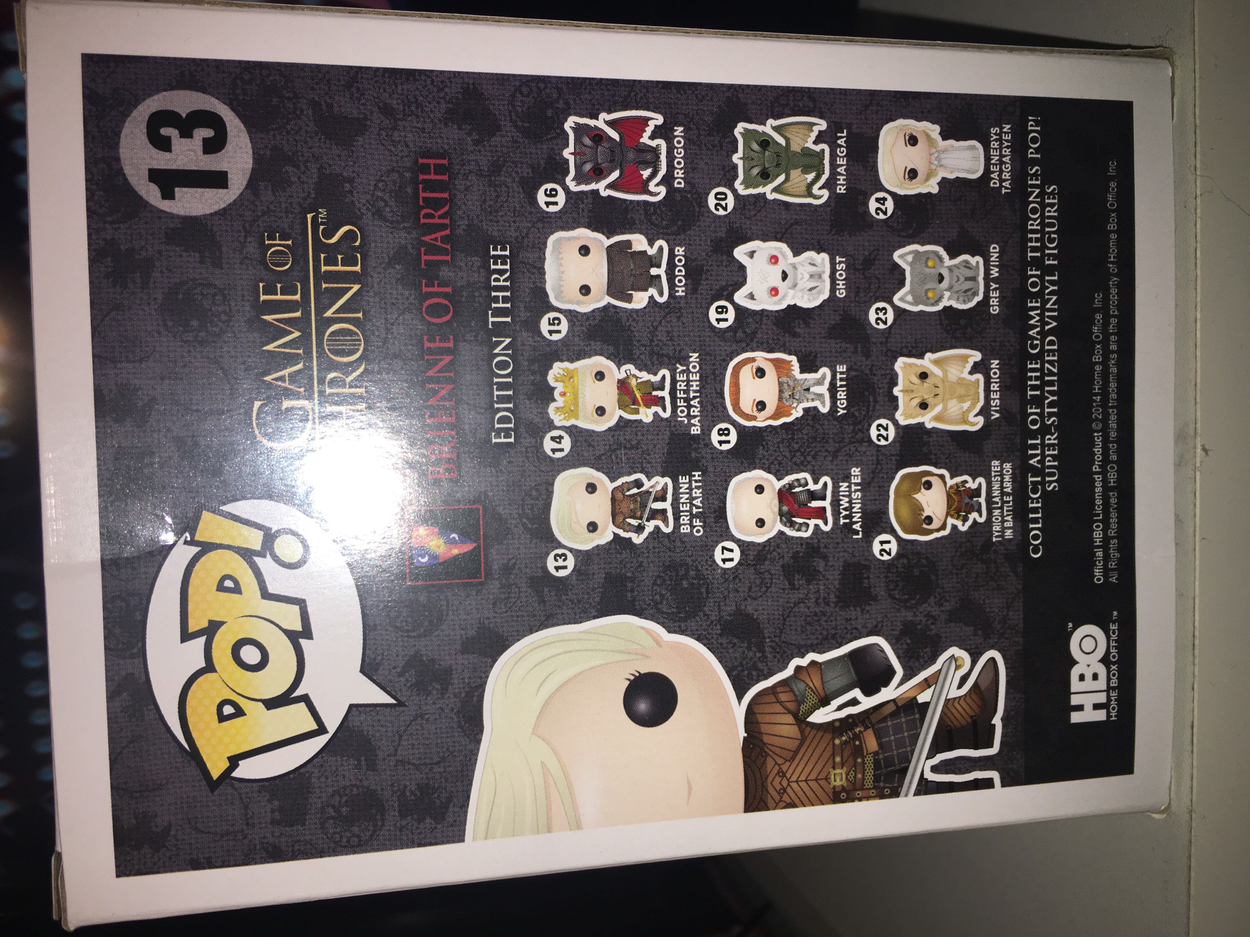 Brienne Of Tarth - Game of Thrones vinyl figure collectible [Barcode 849803040178] - Main Image 2