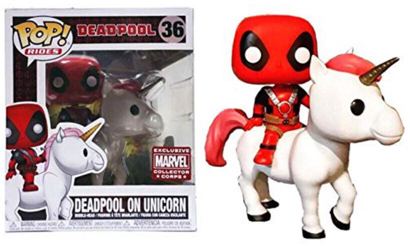 Deadpool On Unicorn - Deadpool vinyl figure collectible - Main Image 2