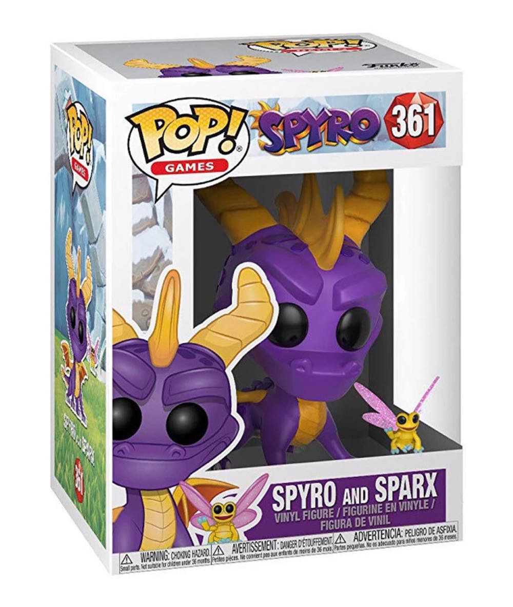 Spyro and Sparx - Spyro vinyl figure collectible [Barcode 889698327633] - Main Image 3