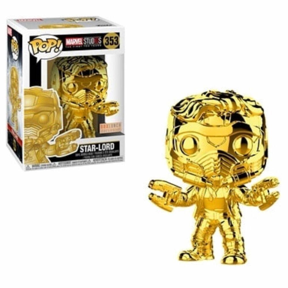 Star-Lord - 353  - (golden Edition) Marvel Studios - The First Ten Years - Funko Pop - Marvel Universe vinyl figure collectible [Barcode 889698341448] - Main Image 2