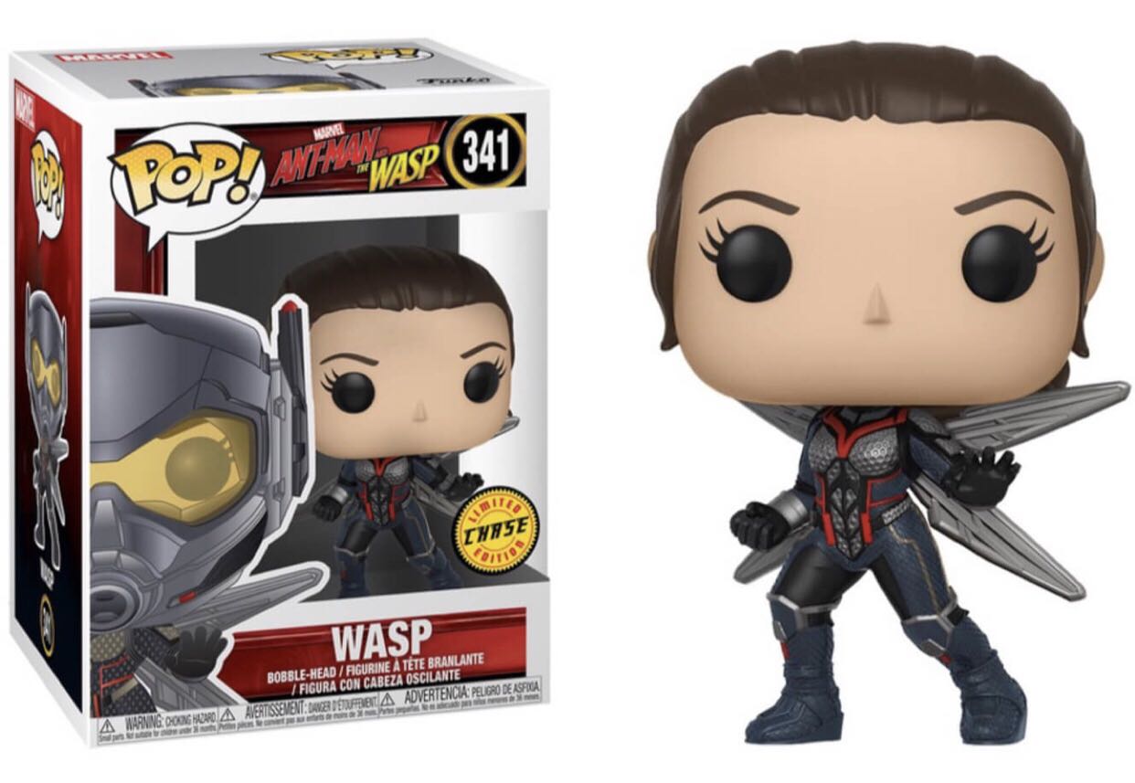 Wasp (Unmasked Chase) ~$30 - Ant-Man and the Wasp vinyl figure collectible - Main Image 2