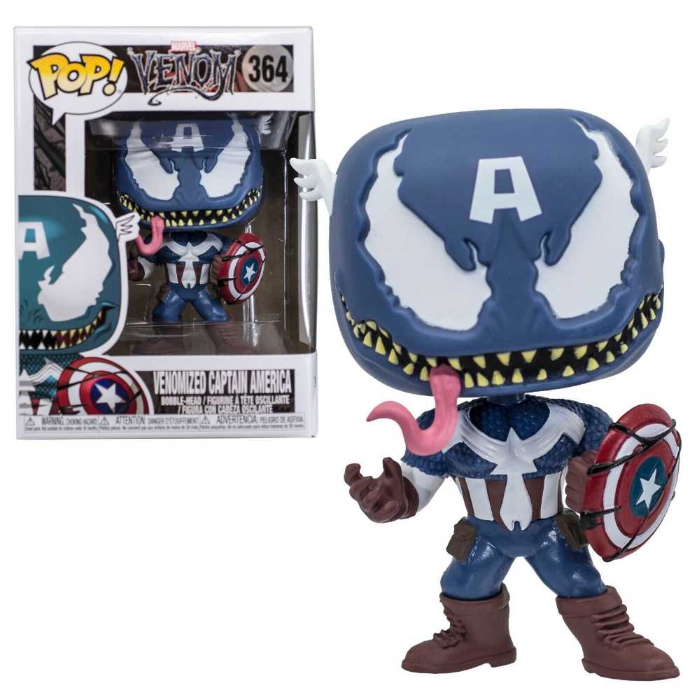 Venomized Captain America - Marvel Universe vinyl figure collectible - Main Image 2