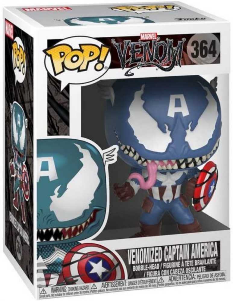Venomized Captain America - Marvel Universe vinyl figure collectible - Main Image 3
