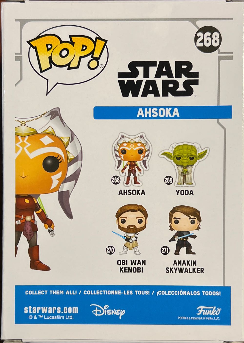 Ahsoka - Star Wars: Clone Wars vinyl figure collectible [Barcode 889698329569] - Main Image 3