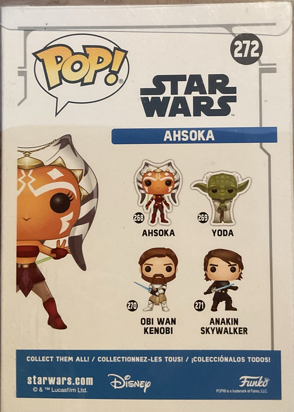 Ahsoka - Star Wars vinyl figure collectible [Barcode 889698317955] - Main Image 3