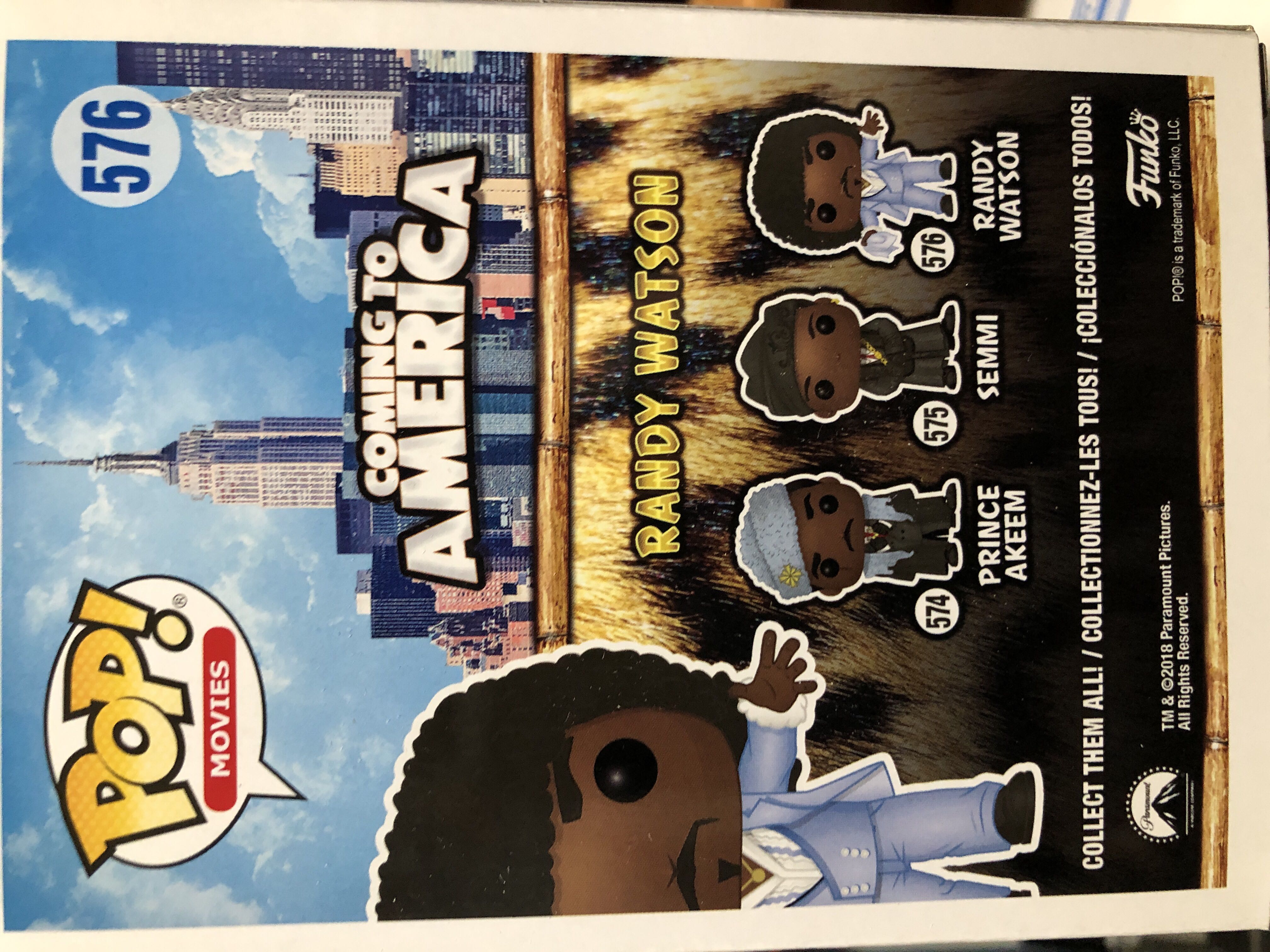 576 Randy Watson  vinyl figure collectible [Barcode 889698313070] - Main Image 2