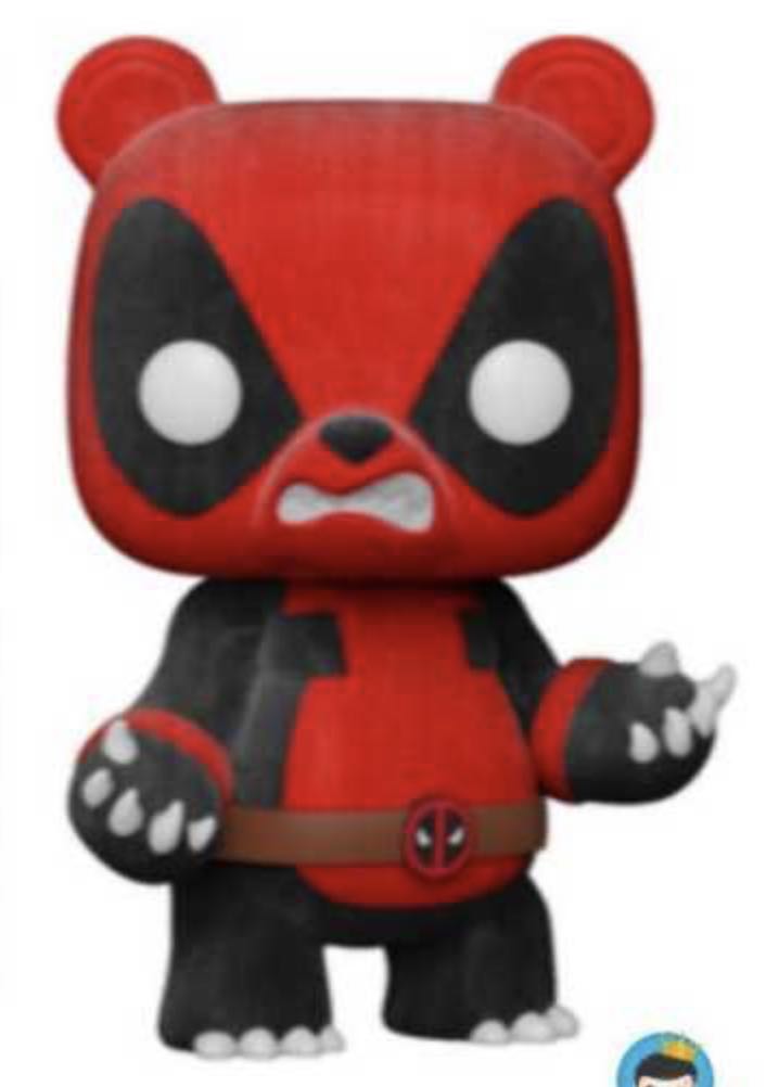 Pandapool (Flocked) $36-$70 - Deadpool vinyl figure collectible [Barcode 889698311212] - Main Image 2