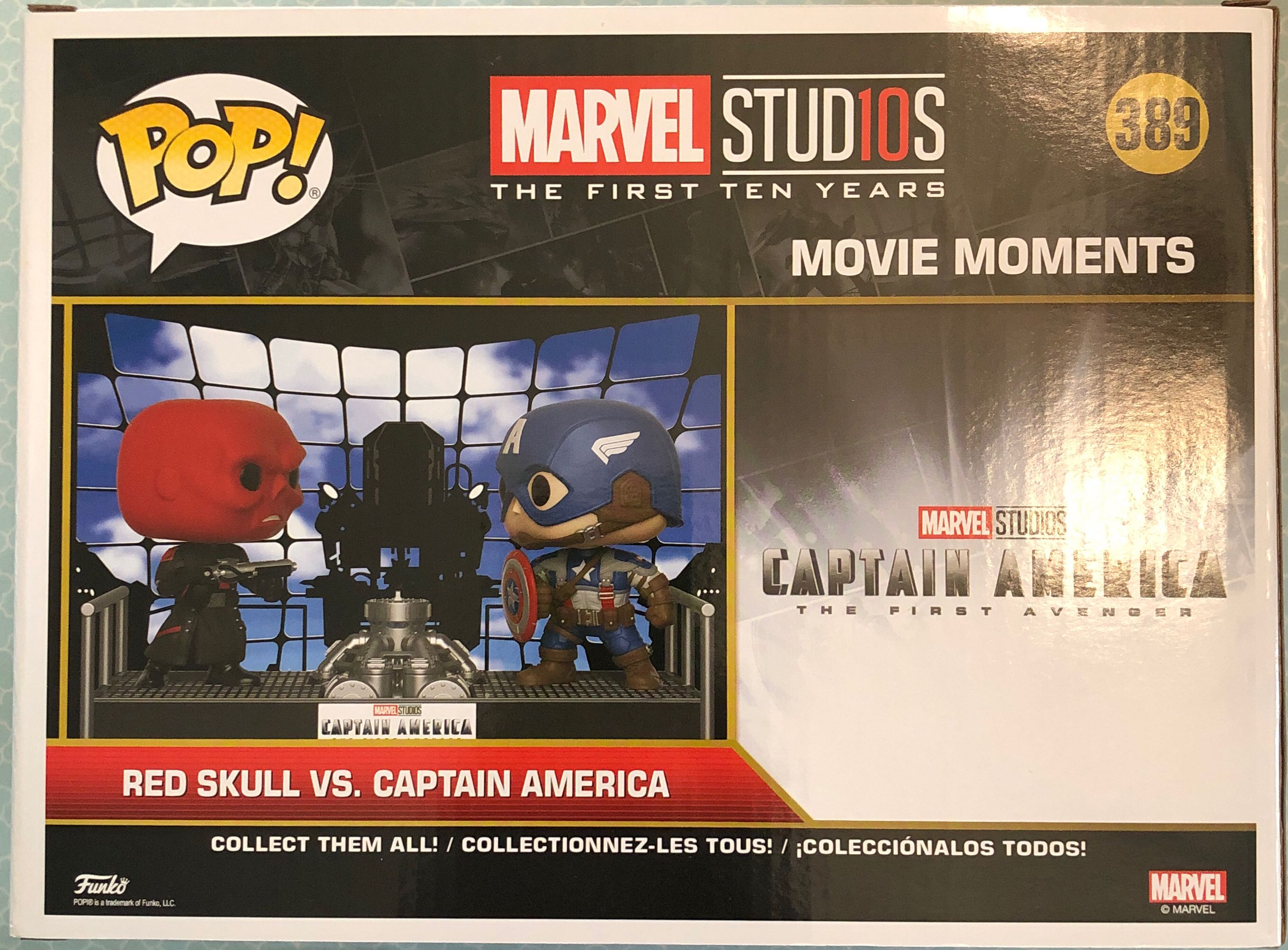 Captaon America The First Avenger: Red Skull vs. Captain America - Captain America vinyl figure collectible [Barcode 889698328807] - Main Image 2
