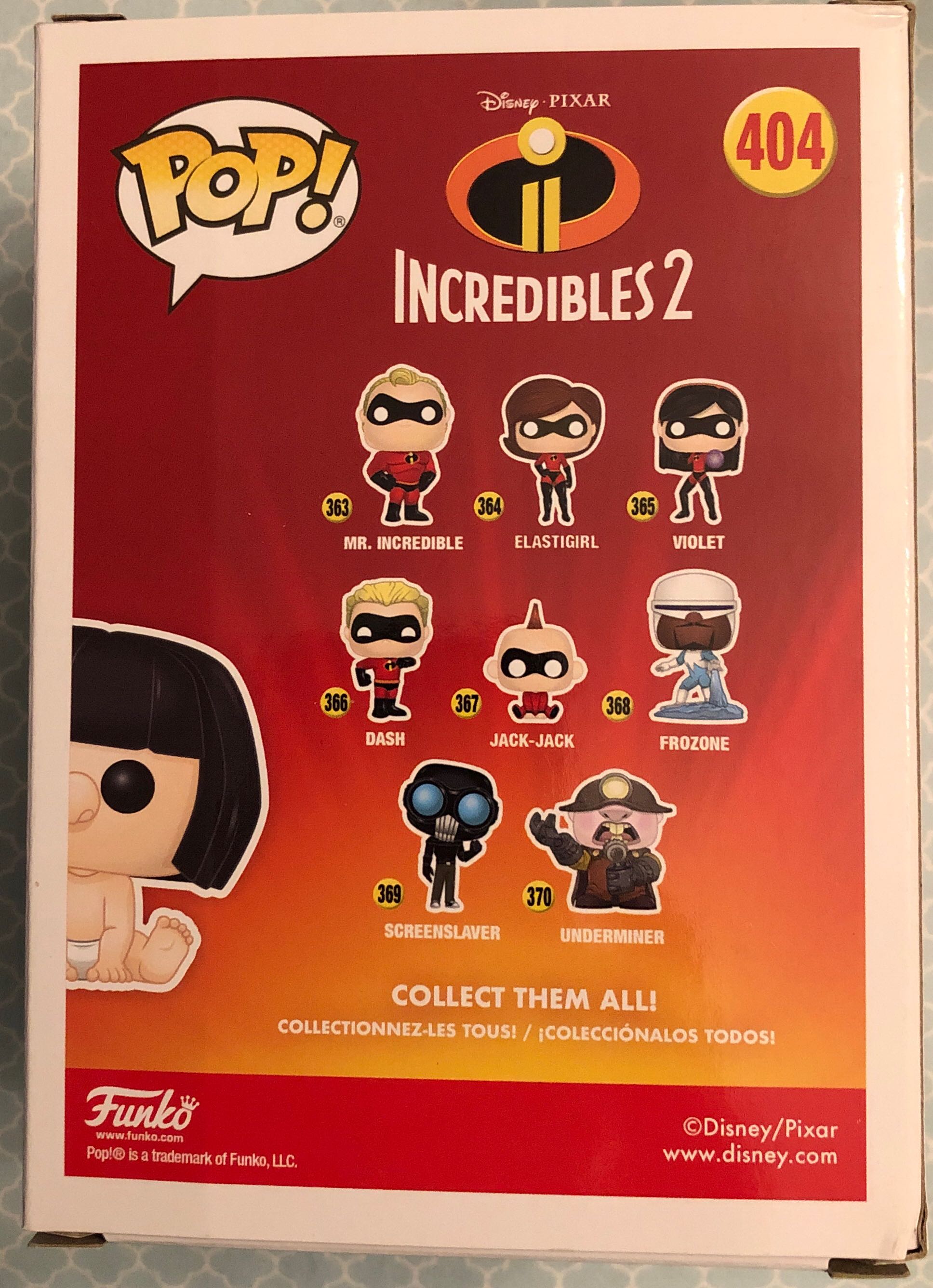 Edna Jack-Jack - The Incredibles vinyl figure collectible [Barcode 889698299541] - Main Image 2