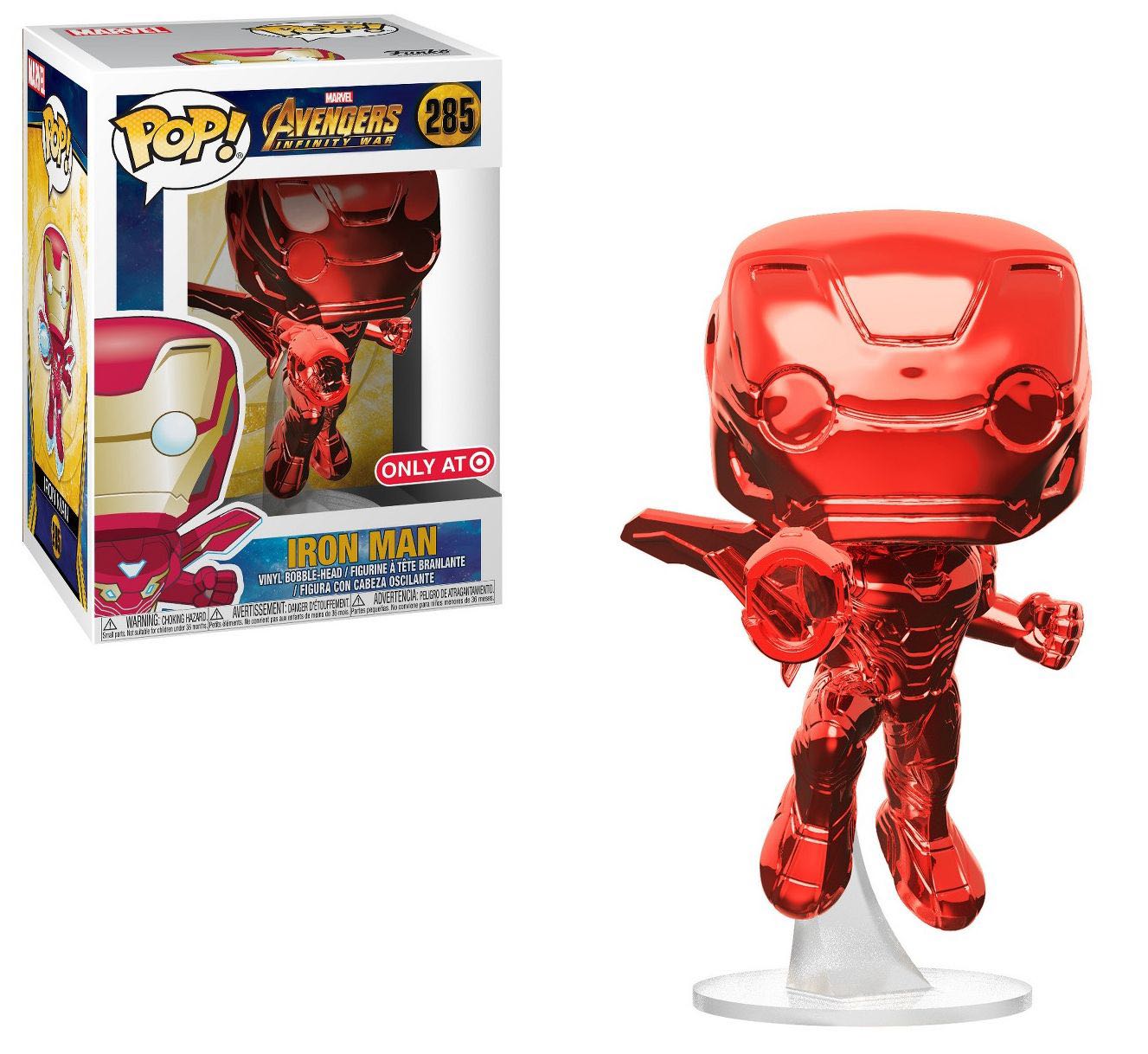 Iron Man (Red Chrome) - Avengers: Infinity War vinyl figure collectible [Barcode 889698342636] - Main Image 2