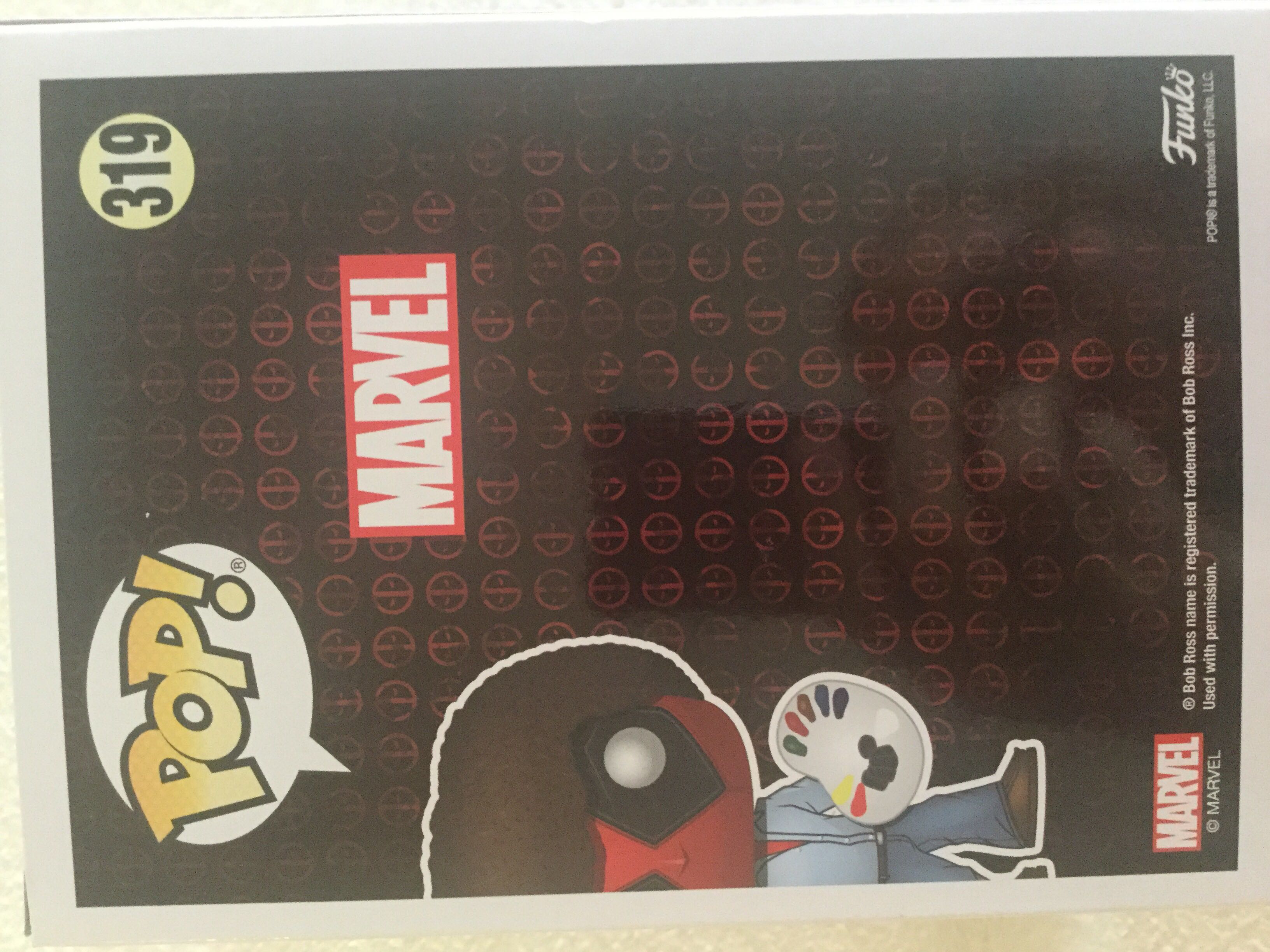 Deadpool As Bob Ross - Deadpool vinyl figure collectible [Barcode 889698308656] - Main Image 2