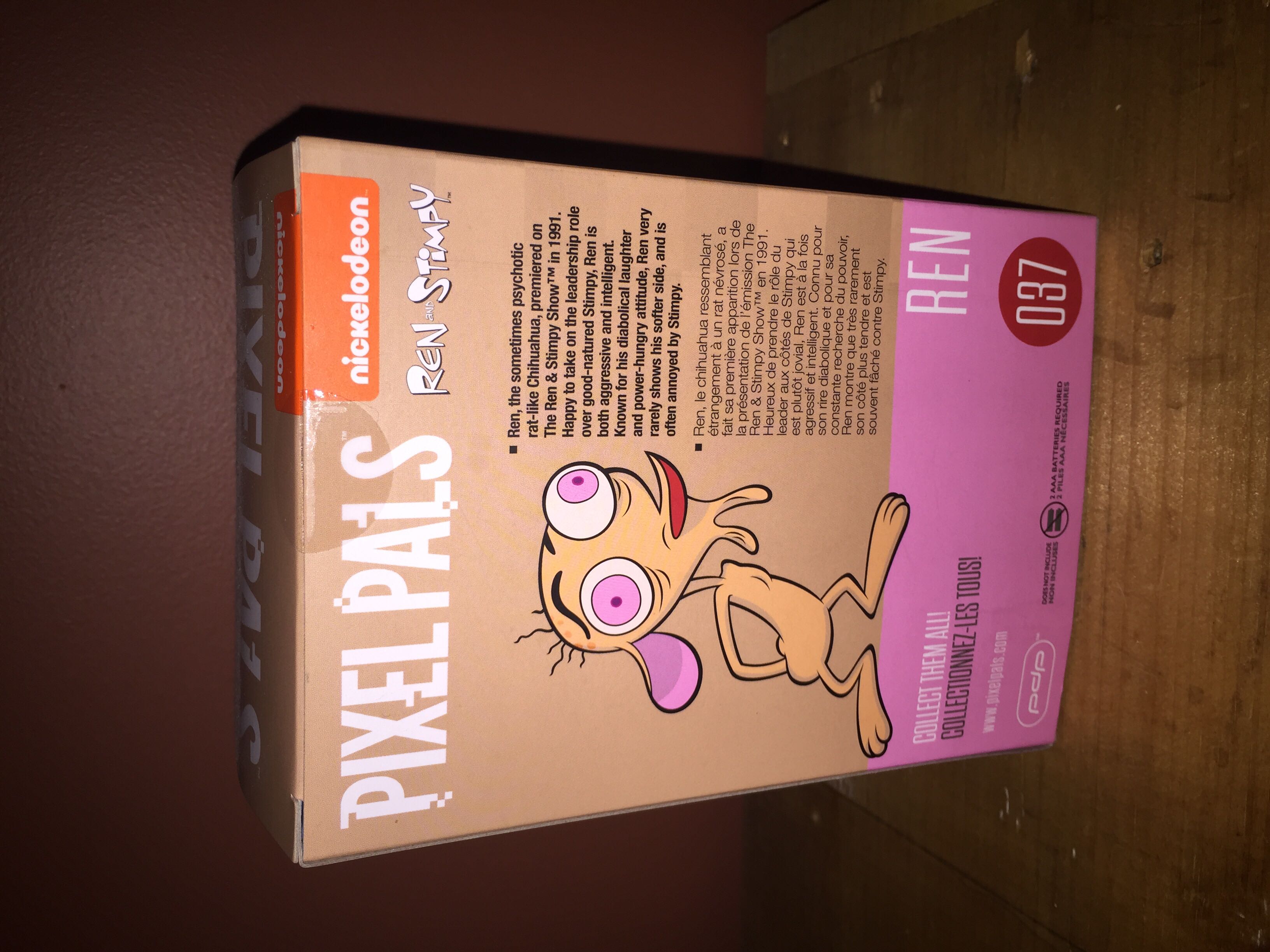  (Pixel Pals) Ren  vinyl figure collectible [Barcode 708056062040] - Main Image 4