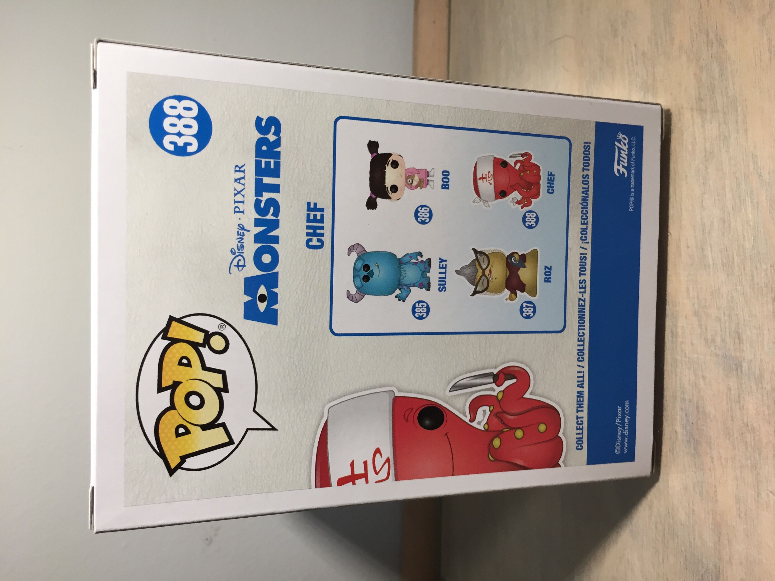 Monsters:  388 Chef - Monsters Inc. vinyl figure collectible [Barcode 889698293945] - Main Image 4