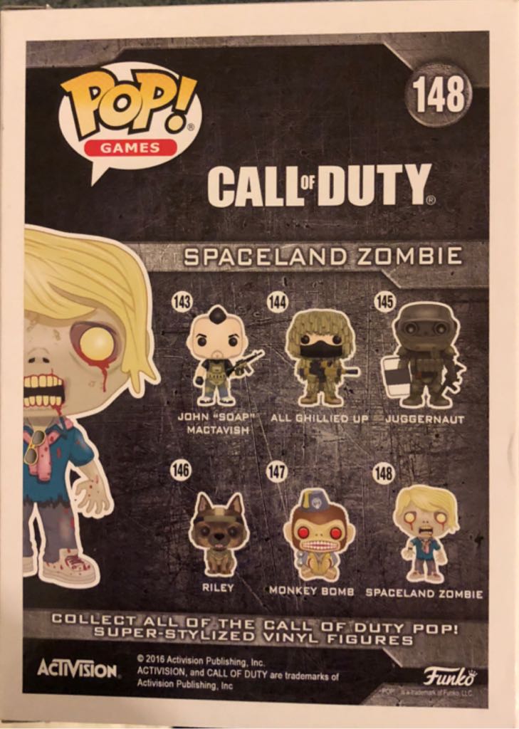 Spaceland Zombie - Call of Duty vinyl figure collectible [Barcode 492070400260] - Main Image 2