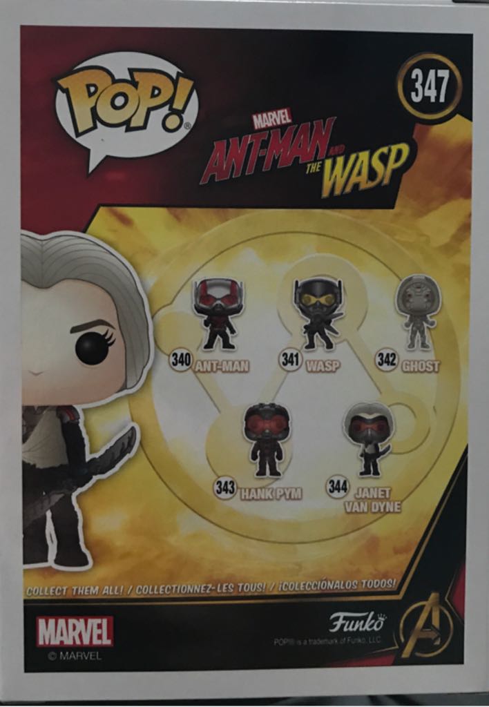 Janet Van Dyne [Unmasked] - Marvel Universe vinyl figure collectible [Barcode 889698307994] - Main Image 2