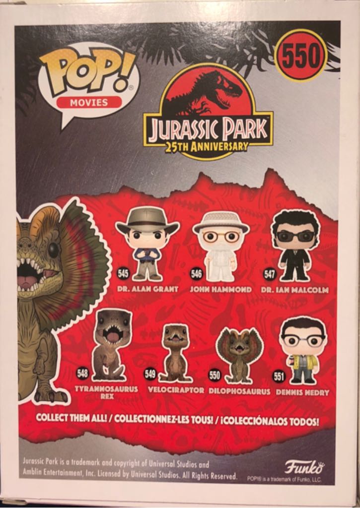 Jurassic Park: Dilophosaurus - Jurassic Park vinyl figure collectible - Main Image 2
