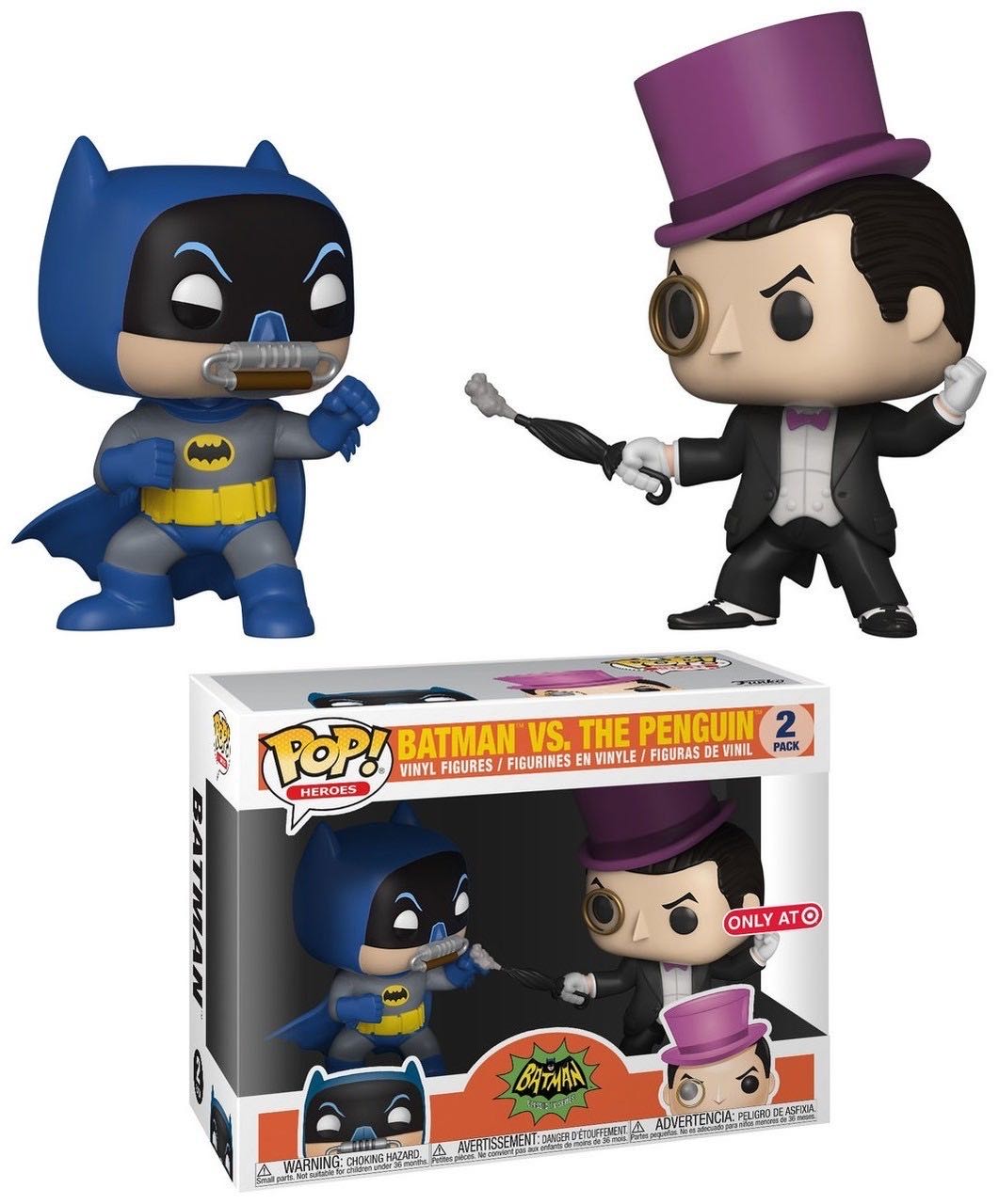 Batman vs. The Penguin (2 Pack) - DC Universe vinyl figure collectible [Barcode 889698299954] - Main Image 3